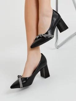 Скидка на Туфли лодочки на каблуке повседневные