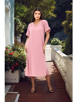 Скидка на Платье женское летнее длинное с разрезами